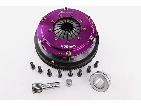 Spojková sada Xtreme Clutch - 200mm Ceramic Twin Plate včetně setrvačníku 1200Nm