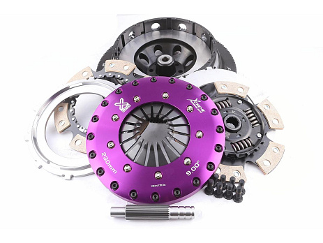 Spojková sada Xtreme Clutch - 230mm Ceramic Twin Plate včetně setrvačníku 1000Nm