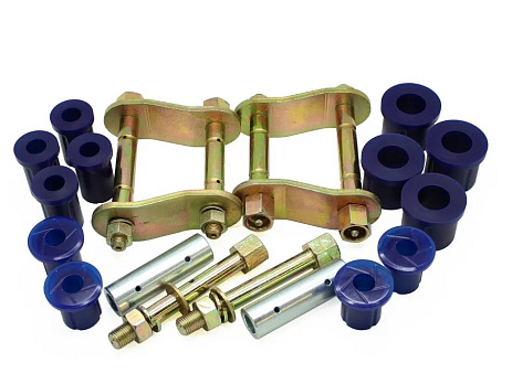 SuperPro mazatelná sada třmenů a silentbloků (80 duro/ShA)