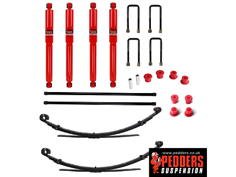 Pedders zvýšený podvozek 1,5 palce s torzními tyčemi Toyota Hilux Mk4 & 5 & MK3 import
