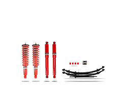 Pedders 1,75" extra zesílená sada pro zvýšenou nosnost a tažení. Se smontovanými tlumiči Foam Cell. Isuzu D-Max