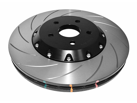 Brzdový kotouč DBA 5000 Series drážkovaný - černý střed LEVÝ