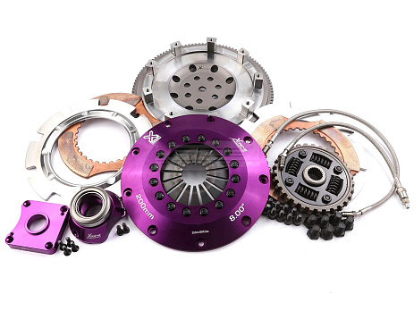 Spojková sada Xtreme Clutch - 200mm Ceramic Twin Plate včetně setrvačníku a CSC 1200Nm