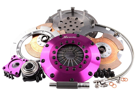 Spojková sada Xtreme Clutch - 200mm Rigid Ceramic Twin Plate včetně setrvačníku a CSC 1200Nm