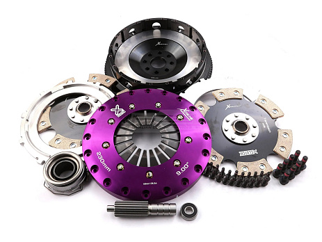 Spojková sada Xtreme Clutch - 230mm Rigid Ceramic Twin Plate včetně setrvačníku 1800Nm