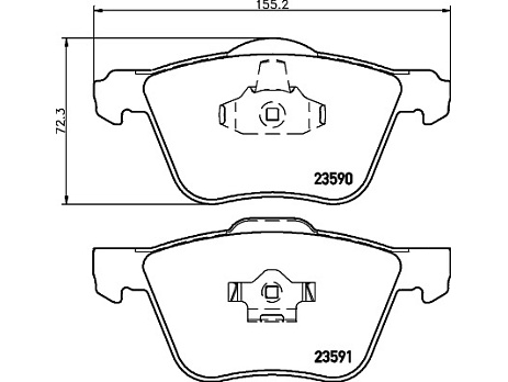 Pedders brzdové destičky