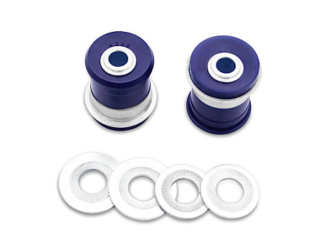 SuperPro sada vnitřních offsetových silentbloků předního řídicího ramene (80 duro/ShA)