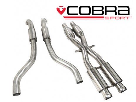 COBRA Sport středové potrubí BEZ katalyzátoru výfuk pro BMW M3 E92, E93
