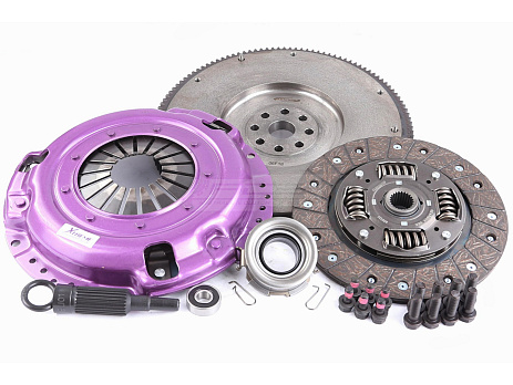 Spojková sada Xtreme Clutch Organic zesílená včetně setrvačníku 280 Nm 600 kg (30 % navýšení) – konverze na jednohmotový setrvačník