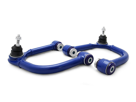 SuperPro Ford Bronco sada odklonu a záklonu kol pro přední horní řídicí rameno (80 duro/ShA)